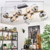 Koyoto Plafondlamp, Kogellampje Goud, Zwart, 10-lichts