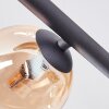 Chehalis Plafondlamp, Kogellampje Amber, Duidelijk, 5-lichts