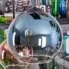 Koyoto Hanglamp, Kogellampje, Hanglamp Blauw, Groen, Duidelijk, Koperkleurig, 6-lichts