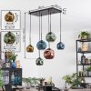 Ripoll Hanglamp, Kogellampje, Hanglamp Blauw, Goud, Groen, Koperkleurig, 6-lichts