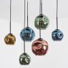 Ripoll Hanglamp, Kogellampje, Hanglamp Blauw, Goud, Groen, Koperkleurig, 6-lichts