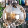 Koyoto Hanglamp, Kogellampje, Hanglamp Amber, Duidelijk, Rookkleurig, 6-lichts