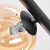 Chehalis Plafondlamp, Kogellampje Amber, Rookkleurig, 5-lichts