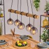 Koyoto Hanglamp, Kogellampje, Hanglamp Natuurlijke kleuren, Zwart, 5-lichts