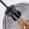 Koyoto Hanglamp, Kogellampje, Hanglamp Rookkleurig, 6-lichts
