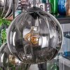 Koyoto Hanglamp, Kogellampje, Hanglamp Rookkleurig, 6-lichts
