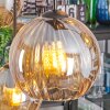 Koyoto Hanglamp, Kogellampje, Hanglamp Amber, 6-lichts