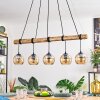 Koyoto Hanglamp, Kogellampje, Hanglamp Natuurlijke kleuren, Zwart, 5-lichts