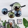 Chehalis Plafondlamp, Kogellampje Blauw, Groen, Koperkleurig, 5-lichts