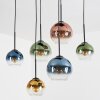 Koyoto Hanglamp, Kogellampje, Hanglamp Blauw, Goud, Groen, Duidelijk, Koperkleurig, 6-lichts