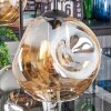 Ripoll Hanglamp, Kogellampje, Hanglamp Amber, Rookkleurig, 6-lichts