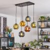 Ripoll Hanglamp, Kogellampje, Hanglamp Blauw, Goud, Groen, Koperkleurig, 6-lichts