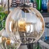 Koyoto Hanglamp, Kogellampje, Hanglamp Amber, Duidelijk, 6-lichts