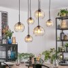 Koyoto Hanglamp, Kogellampje, Hanglamp Amber, Duidelijk, 6-lichts