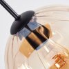 Koyoto Hanglamp, Kogellampje, Hanglamp Amber, Duidelijk, 6-lichts