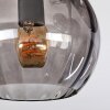 Koyoto Plafondlamp, Kogellampje Zwart, 5-lichts