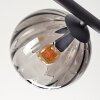 Koyoto Plafondlamp, Kogellampje Zwart, 5-lichts