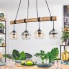 Koyoto Hanglamp, Kogellampje, Hanglamp Natuurlijke kleuren, Zwart, 4-lichts