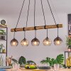 Koyoto Hanglamp, Kogellampje, Hanglamp Natuurlijke kleuren, Zwart, 5-lichts