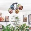 Koyoto Plafondlamp, Kogellampje Blauw, Goud, Groen, Koperkleurig, 6-lichts