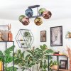 Koyoto Plafondlamp, Kogellampje Blauw, Goud, Groen, Koperkleurig, 6-lichts