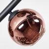 Koyoto Plafondlamp, Kogellampje Blauw, Goud, Groen, Koperkleurig, 6-lichts