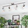 Saire Plafondlamp, Plafondspot Chroom, Nikkel mat, 4-lichts