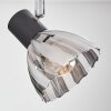 Saire Plafondlamp, Plafondspot Chroom, Zwart, 4-lichts