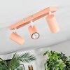 Javel Plafondlamp, Plafondspot Roze, Wit, 3-lichts