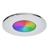 Paron Inbouw plafond armatuur, Plafondspot, Inbouw armatuur LED Chroom, 3-lichts, Afstandsbediening