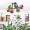 Koyoto Plafondlamp, Kogellampje Blauw, Goud, Groen, Koperkleurig, 8-lichts