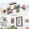 Koyoto Plafondlamp, Kogellampje Blauw, Goud, Groen, Duidelijk, Koperkleurig, 8-lichts