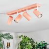 Javel Plafondlamp, Plafondspot Roze, Wit, 4-lichts