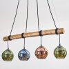Koyoto Hanglamp, Kogellampje, Hanglamp Natuurlijke kleuren, Zwart, 4-lichts