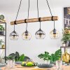 Koyoto Hanglamp, Kogellampje, Hanglamp Natuurlijke kleuren, Zwart, 4-lichts