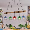 Koyoto Hanglamp, Kogellampje, Hanglamp Natuurlijke kleuren, Zwart, 5-lichts