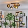 Koyoto Plafondlamp, Kogellampje Blauw, Goud, Groen, Duidelijk, 5-lichts