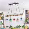 Koyoto Hanglamp, Kogellampje, Hanglamp Natuurlijke kleuren, Zwart, 5-lichts