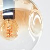 Ripoll Plafondlamp, Kogellampje Amber, Duidelijk, 6-lichts
