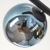 Koyoto Plafondlamp, Kogellampje Blauw, Chroom, Goud, Groen, Koperkleurig, Rookkleurig, 5-lichts