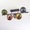 Koyoto Plafondlamp, Kogellampje Blauw, Chroom, Goud, Groen, Koperkleurig, Rookkleurig, 5-lichts