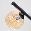 Chehalis Plafondlamp, Kogellampje Amber, Duidelijk, Rookkleurig, 5-lichts