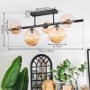Chehalis Plafondlamp, Kogellampje Amber, 5-lichts