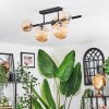 Chehalis Plafondlamp, Kogellampje Amber, 5-lichts