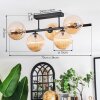 Chehalis Plafondlamp, Kogellampje Amber, 5-lichts