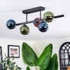 Chehalis Plafondlamp, Kogellampje Blauw, Groen, Koperkleurig, 5-lichts