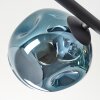 Ripoll Plafondlamp, Kogellampje Blauw, Goud, Groen, 5-lichts