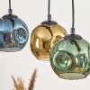 Ripoll Hanglamp, Kogellampje, Hanglamp Natuurlijke kleuren, Zwart, 4-lichts