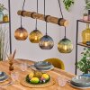 Koyoto Hanglamp, Kogellampje, Hanglamp Natuurlijke kleuren, Zwart, 4-lichts