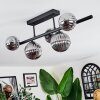 Chehalis Plafondlamp, Kogellampje Rookkleurig, 5-lichts